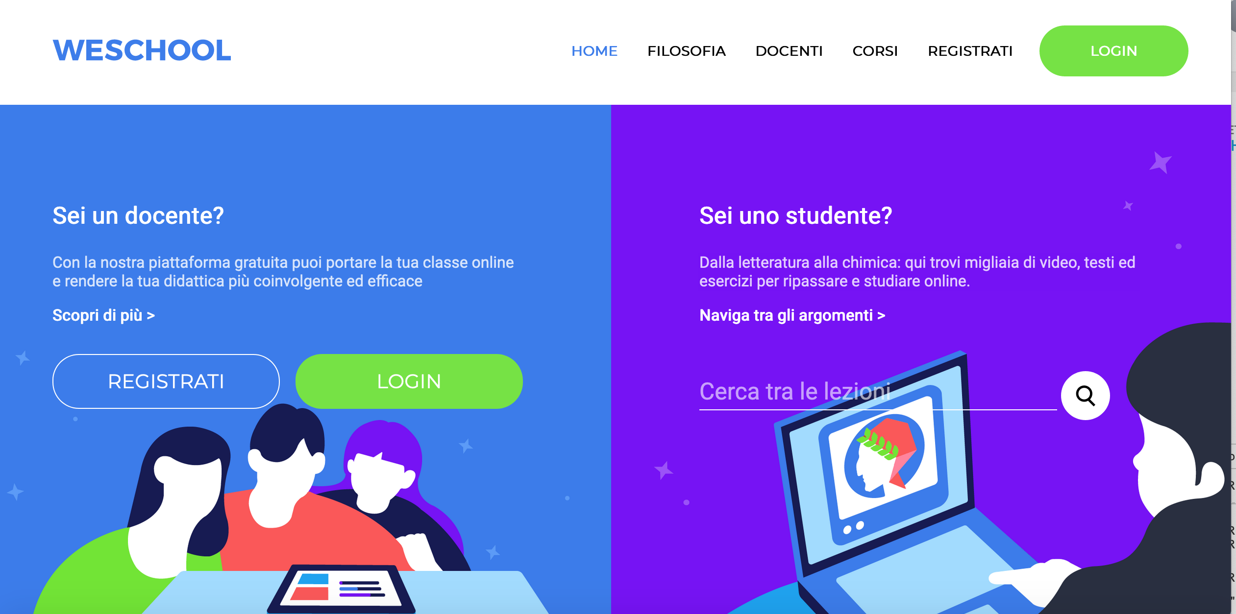 Sognando una scuola migliore: WESCHOOL, la piattaforma fatta dai ragazzi per i ragazzi