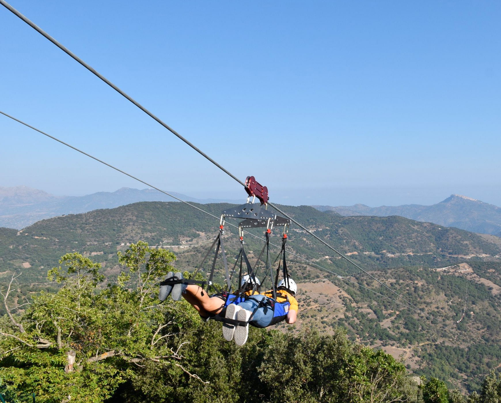 Prima zipline in Sicilia sulle Madonie